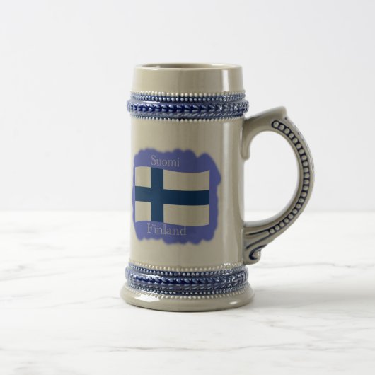 Drapeau de tasse de la Finlande (Droite)
