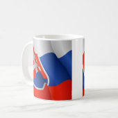 Drapeau de tasse de la Slovaquie (Devant gauche)