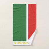 Drapeau de Tchétchénie (Serviette à main)