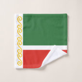 Drapeau de Tchétchénie (Gant de toilette)