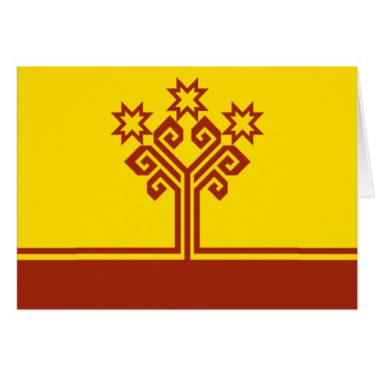 Drapeau de Tchouvachie (Devant horizontal)