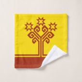 Drapeau de Tchouvachie (Gant de toilette)