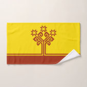 Drapeau de Tchouvachie (Serviette à main)