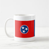 Drapeau de Tennesseean + Tasse de carte (Gauche)