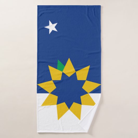 Drapeau de Topeka, Kansas (Serviette de bain)