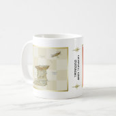 Drapeau de Trinité-et-Tobago + Carte Mug (Devant gauche)