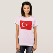 Drapeau de Turquie x Carte T-shirt (Devant entier)