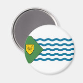 Drapeau de Vancouver, British Columbia Magnet (Recto/Verso)