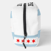 Drapeau de ville de Chicago - trousse de toilette  (Droite)