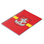 Drapeau de Vilnius, Lituanie Carnet (Côté gauche)