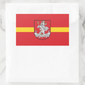 Drapeau de Vilnius, Lituanie Sticker rectangulaire (Sac)