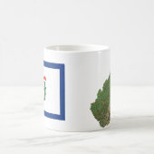 Drapeau de Virginie-Occidentale + Mug de cartes (Centre)