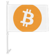 Drapeau de voiture de Bitcoin