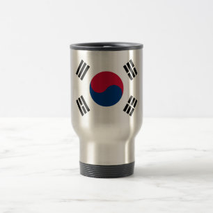 Drapeau de voyage de la Corée du Sud/de tasse de