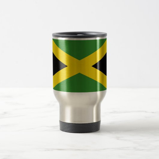 Drapeau de voyage de la Jamaïque/de tasse de (Centre)