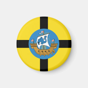 Drapeau de Wellington City, New Zealand Magnet