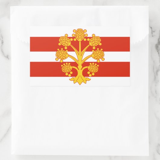 Drapeau de Westmorland Sticker rectangulaire (Sac)