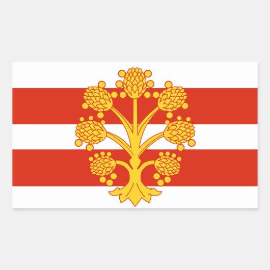 Drapeau de Westmorland Sticker rectangulaire (Devant)