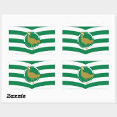 Drapeau de Wiltshire Sticker rectangulaire (Feuille)