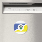 Drapeau de Winnipeg, Manitoba Magnet (In Situ (Lave-vaisselle))