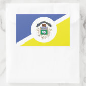 Drapeau de Winnipeg, Manitoba Stickers Rectangle (Sac)