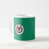 Drapeau de Worcester, Massachusetts Coffee Mug (Devant gauche)
