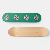 Drapeau de Worcester, Massachusetts Skateboard (Horz)