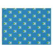 Drapeau de Zagreb, Croatie Nappe (Devant (Horizontal))