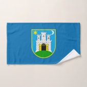 Drapeau de Zagreb, Serviette à main Croatie (Serviette à main)