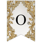 Drapeau décoratif de charpente dorée (Deuxième drapeau)