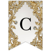 Drapeau décoratif de charpente dorée (Premier drapeau)