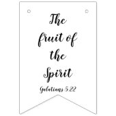 Drapeau d'écriture sainte, le fruit du (Premier drapeau)