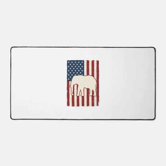 Drapeau d'éléphant patriotique dessin vectoriel vi (Recto)
