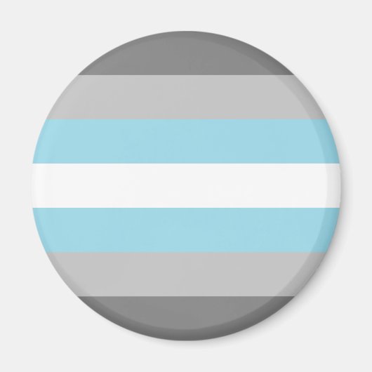 Drapeau demigay LGBT Magnet (Devant)