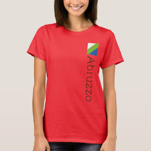 Drapeau des Abruzzes (Italie) T-shirt