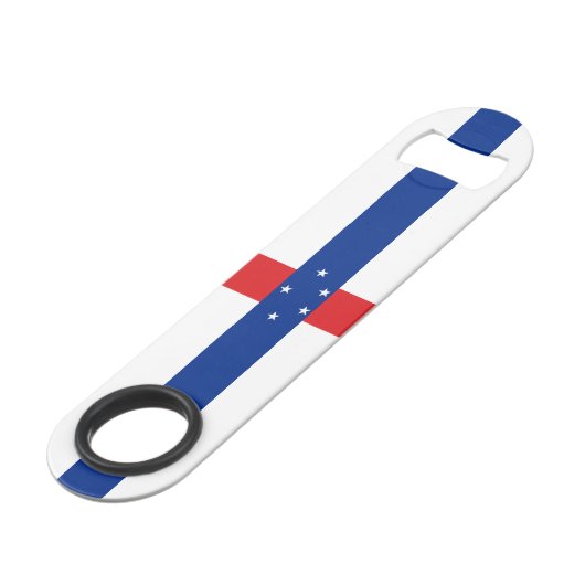 Drapeau des Antilles Pays-Bas (Dos Angle)