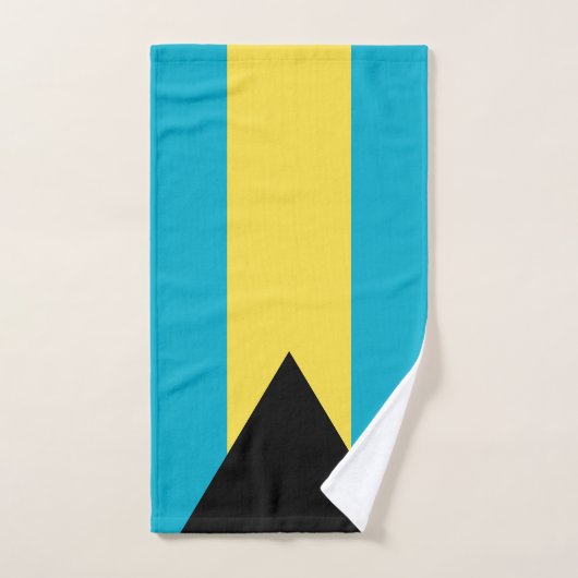 Drapeau des Bahamas (Serviette à main)