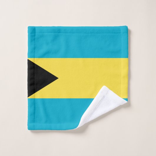 Drapeau des Bahamas (Gant de toilette)