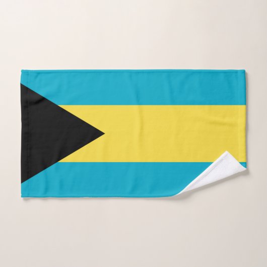 Drapeau des Bahamas (Serviette à main)