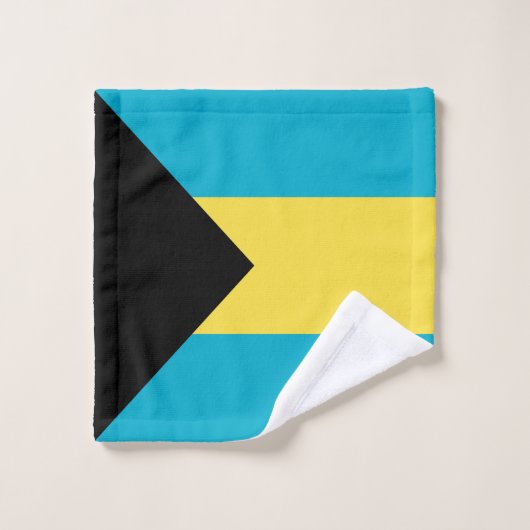 Drapeau des Bahamas (Gant de toilette)