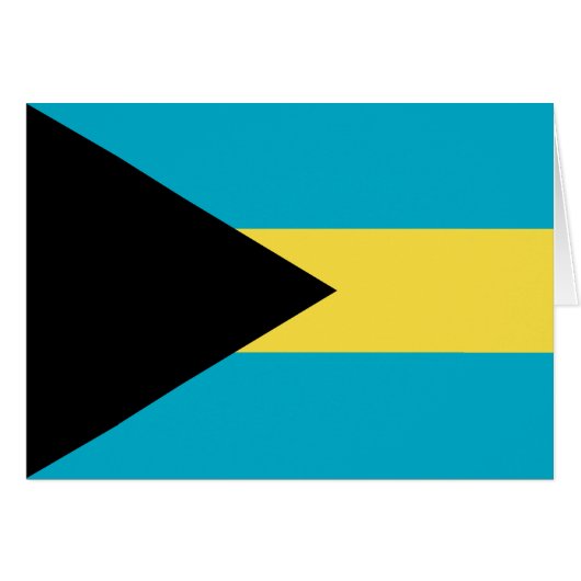 Drapeau des Bahamas (Devant horizontal)