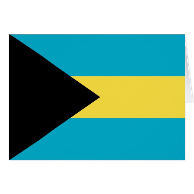 Drapeau des Bahamas (Devant horizontal)