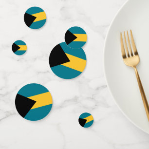 Drapeau des Bahamas Table Confetti