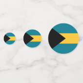 Drapeau des Bahamas Table Confetti (Derrière)