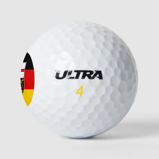 Drapeau des balles de golf de Sarre (Logo)