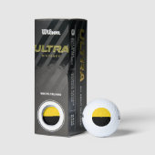 Drapeau des balles de golf de Saxe-Anhalt (Emballage)