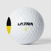 Drapeau des balles de golf du Bade-Wurtemberg (Logo)