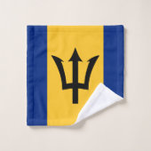 Drapeau des Barbade (Gant de toilette)
