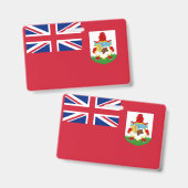 Drapeau des Bermudes Badge (Avant & arrière)