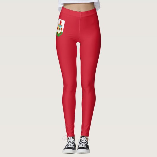 Drapeau des Bermudes Leggings (Devant)